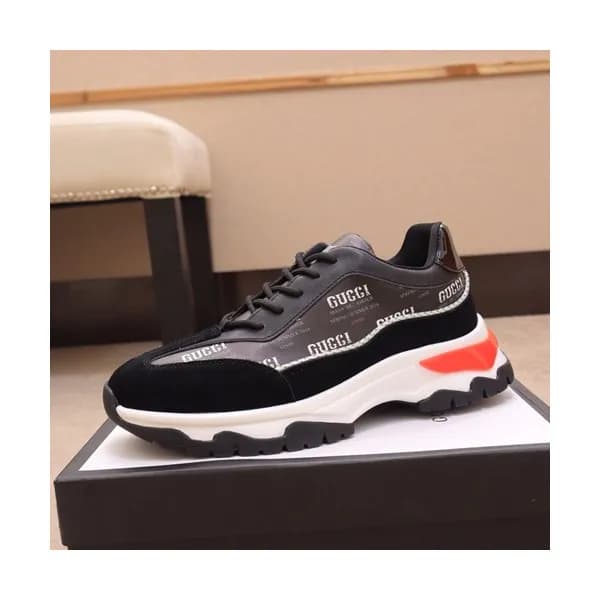 Gucci 2019 Mens Leather Sneakers - 구찌 2019 남성용 레더 … - 1