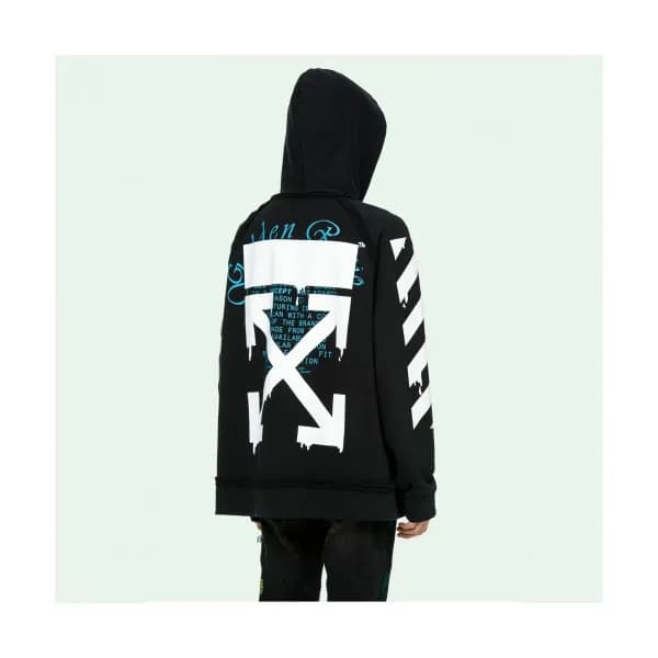 Off-white 2019 Mm/Wm Logo Cotton Oversize HoodT - … - 1