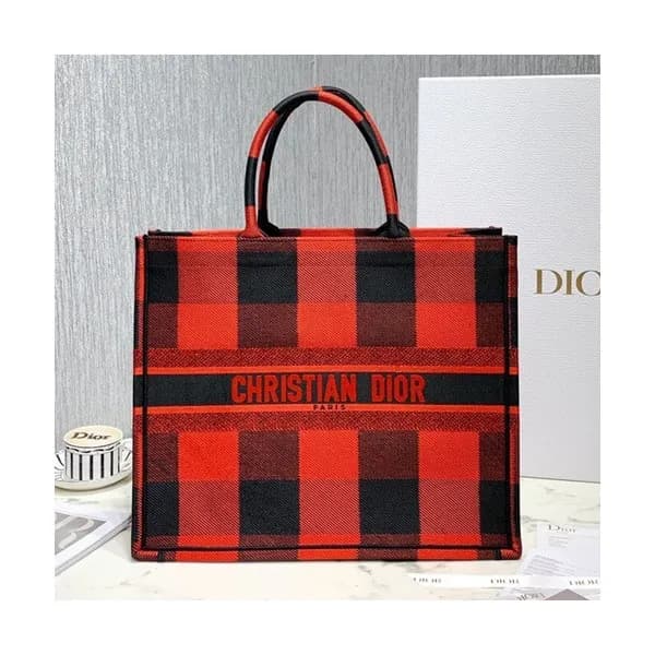 Dior 2019 Woman Canvas Book Tote Shopper Bag,41.5C… - 1
