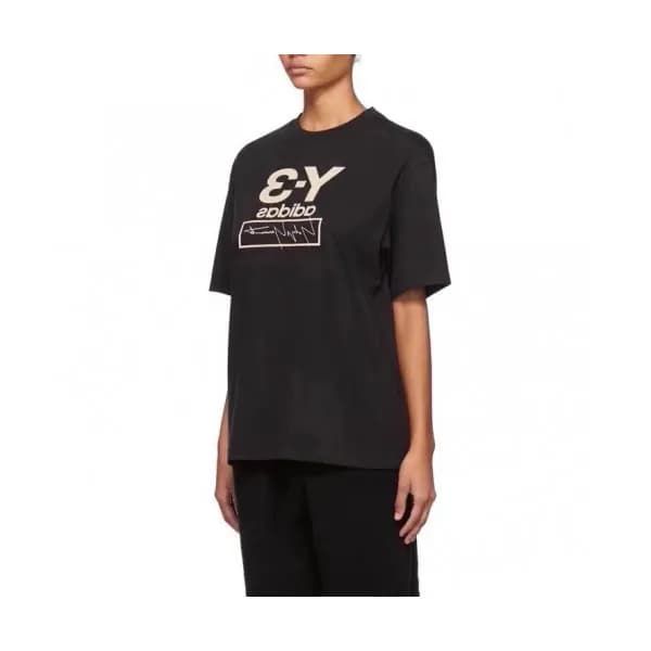 Y-3 2019 Mm/Wm Logo Basic Cotton Short Sleeved Tsh… - 1
