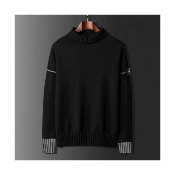 [매장판]Stone Island 2019 Mens Casual Turtle-neck Swe… - 1
