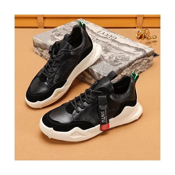 Gucci 2019 Mens Leather Sneakers - 구찌 2019 남성용 레더 … - 1