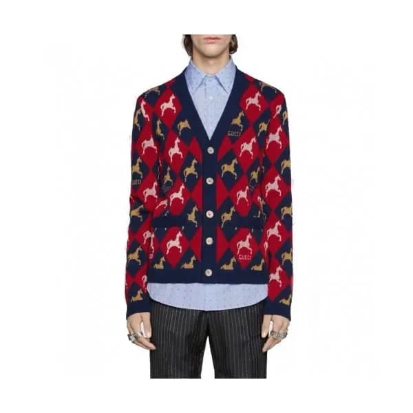 [커스텀급]Gucci 2020 Mm/Wm Trendy V-neck Wool Cardigan… - 1