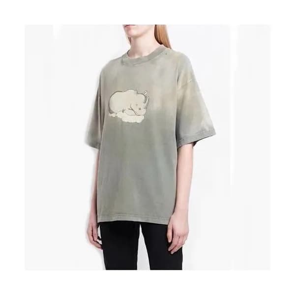 [발렌시아가]Balenciaga 2020 Mm/Wm Logo Cotton Short Sle… - 1