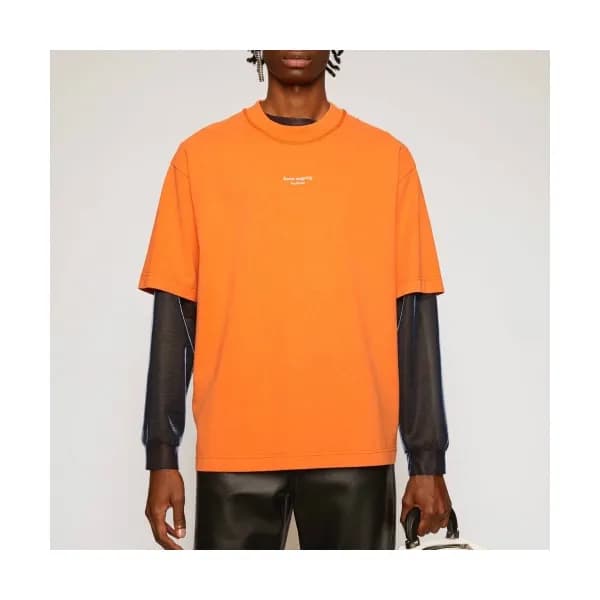 [아크네]Acne 2020 Studios Mm/Wm Logo Cotton Short Sle… - 1