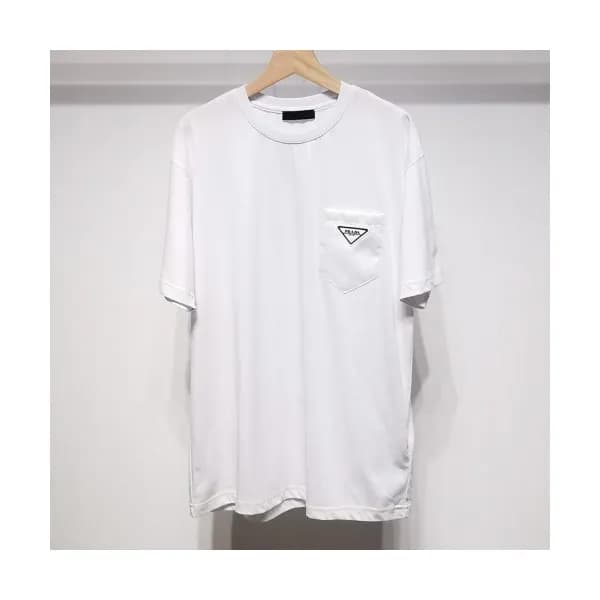 [프라다]Prada 2020 Mens Basic Logo Short Sleeved Tshi… - 1