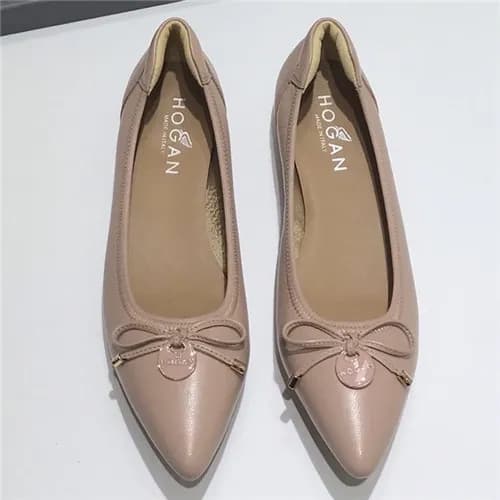 Hogan 2020 Women's Leather Middle Heel Shoes -… - 1