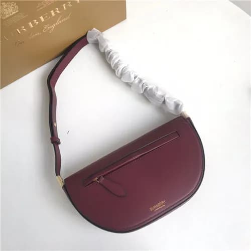 [버버리]Burberrry 2021 Women's Leather Hobo Bag,2… - 1