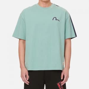 [에비수]Evisu 2021 Mens Evisukuro Cotton Short Sleeve…