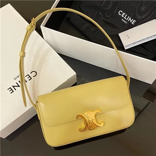 [셀린느]Celine 2021 Women's Leather Hobo Bag,20cm… - 1