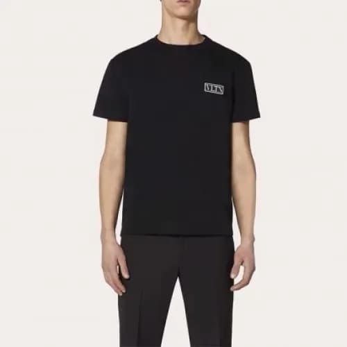 [발렌티노]Valentino 2021 Mens Logo Crew-neck Short Sle… - 1