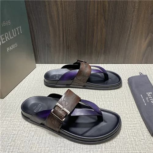 Berluti 2021 Men's Leather Mule,BERTS0232 - 벨루… - 1