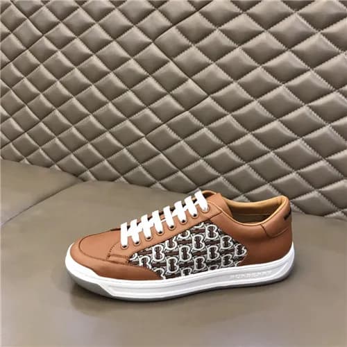Burberry 2021 Men's Leather Sneakers,BURS0175 … - 1