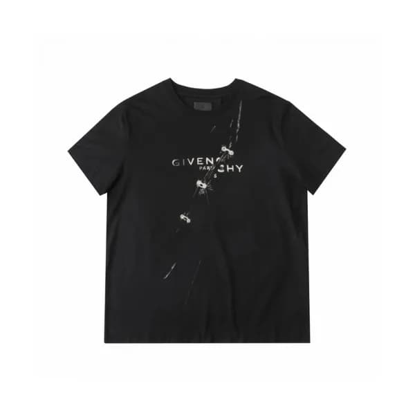 Givenchy Mens Logo Short Sleeved Tshirts Black - … - 1