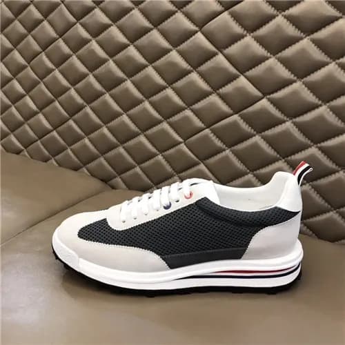 Thom Browne 2021 Men's Leather Sneakers,THOMS0… - 1