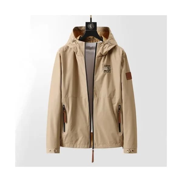 Loewe Mens Logo Casual Jackets Camel - 로에베 2021 남… - 1