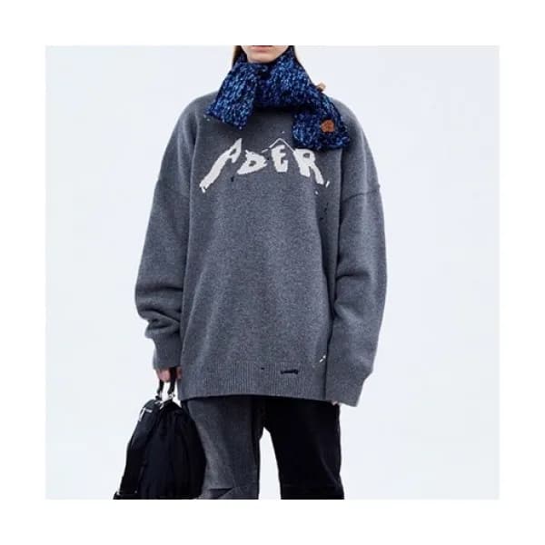 ADER Mm/Wm Minimal Sweaters Gray - ADER 2021 남/녀 … - 1