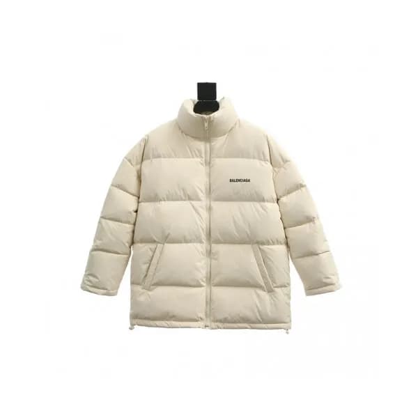 Balenciaga Mm/Wm Logo Duck Down Padding Ivory - 발… - 1
