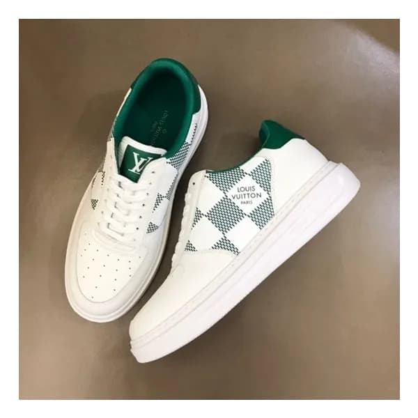 루이비통 남성 클래식 그린 스니커즈 - Mens Green Sneakers - lou049… - 1