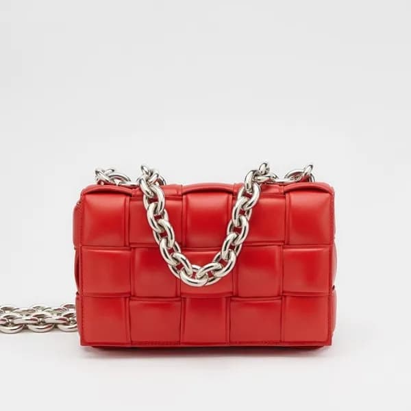 보테가베네타 여성용 레드 카세트백 - Womens Red Cassette Bag - bv0… - 1