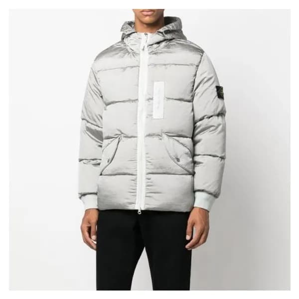스톤아일랜드 남성 그레이 구스다운 패딩 - Stone Island Mens Gray Pad… - 1