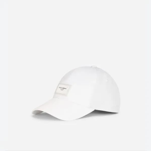 돌체앤가바나 남/녀 화이트 캡 - Dolce&Gabbana Unisex White Cap … - 1
