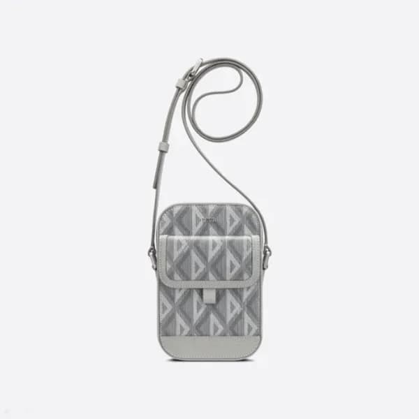 디올 남성 그레이 다이아몬드 카메라백 - Dior Men Gray Diamond Camer… - 1