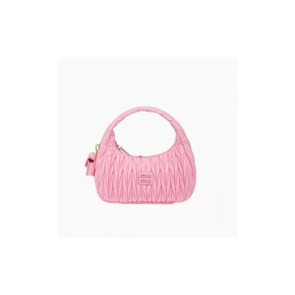 미우미우 여성 핑크 토트백 - Miumiu Womens Pink Tote Bag - miu… - 1