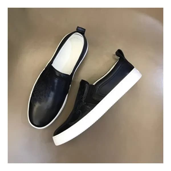 벨루티 남성 네이비 로퍼 - Berluti Mens Navy Loafer - ber165x - 1