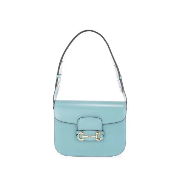 구찌 여성 블루 홀스빗 숄더백- Gucci Womens Blue Shoulder Bag -… - 1