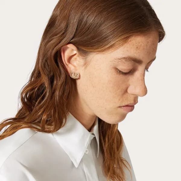 발렌티노 여성 골드 이어링 - Valentino Womens Gold Earring - a… - 1