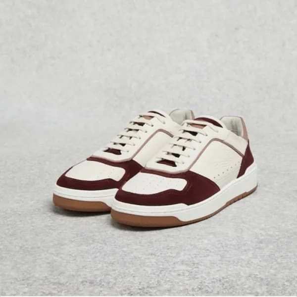 브루넬로쿠치넬리 남성 버건디 스니커즈 - Brunello Cucinelli Mens Bur… - 1