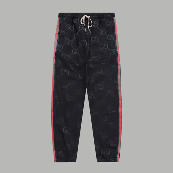 구찌 남성 캐쥬얼 블랙 팬츠 - Gucci Mens Black Pants - gu858x - 1