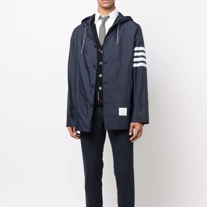 톰브라운 남성 네이비 자켓 - Thom Browne Mens Navy Jackets - t… - 1