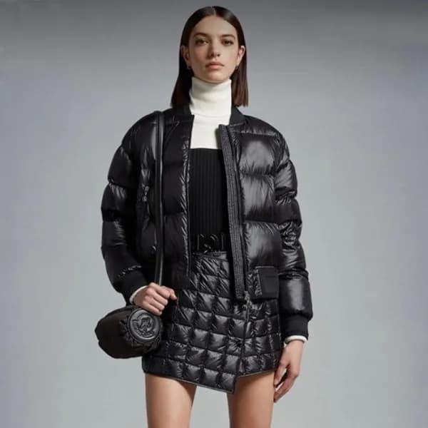 몽클레어 여성 블랙 패딩 - Moncler Womens Black Down Padding … - 1