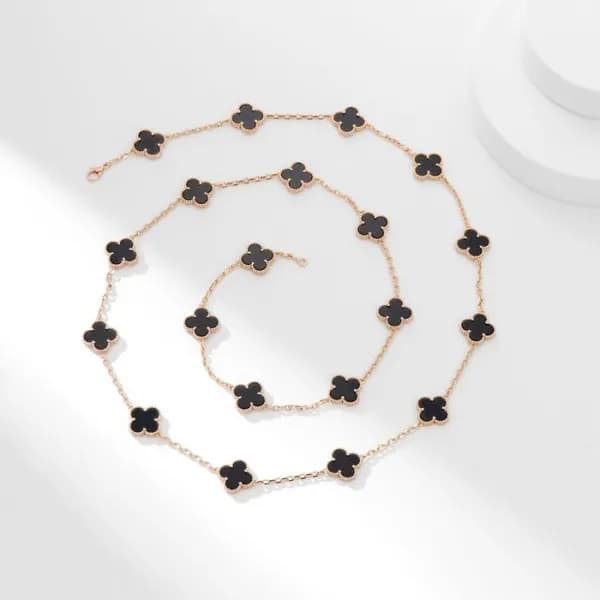 반클리프 아펠 여성 블랙 목걸이 - Van Cleef & Arpels Womens Blac… - 1