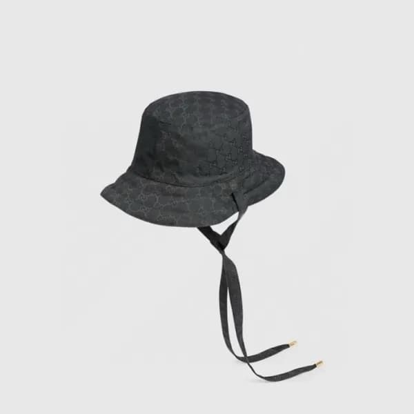 구찌 남/녀 블랙 벙거지 - Gucci Unisex Black Bucket Hat - ac… - 1