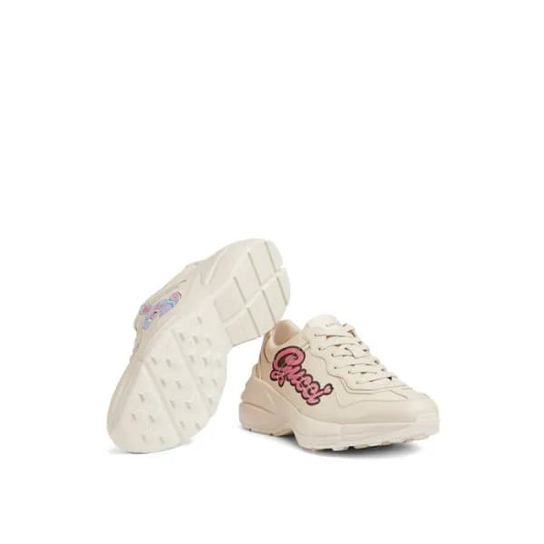 구찌 남/녀 아이보리 라이톤 - Gucci Unisex Ivory Sneakers - gu… - 1