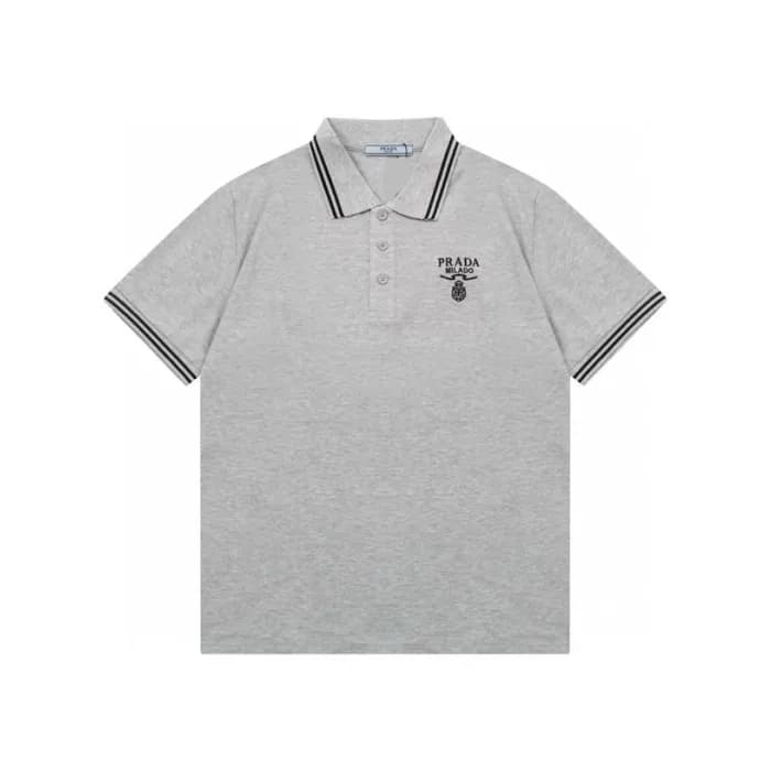 프라다 남성 그레이 반팔티 - Prada Mens Gray Polo Tshirts - pr… - 1