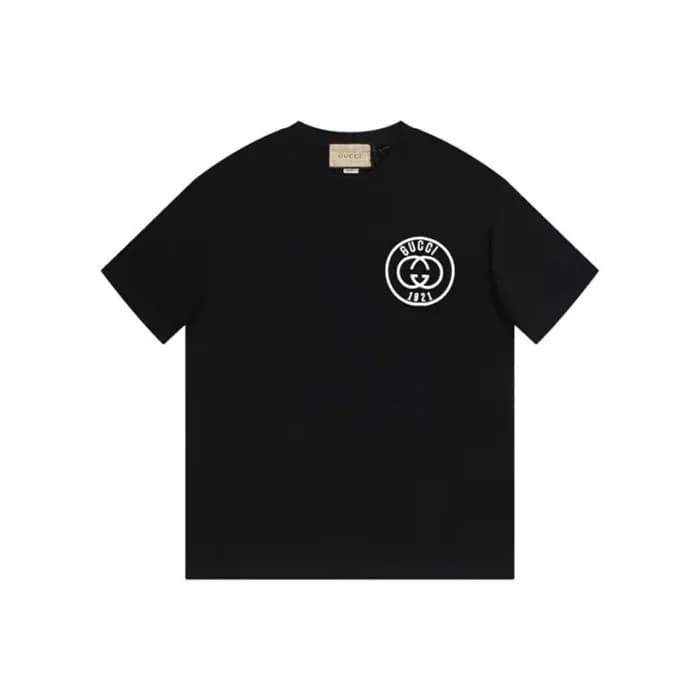 구찌 남성 블랙 티셔츠 - Gucci Mens Black Tshirts - guc353x - 1