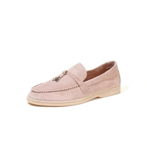로로피아나 남/녀 핑크 로퍼 - Loro Piana Unisex Summer Walk Lo… - 1