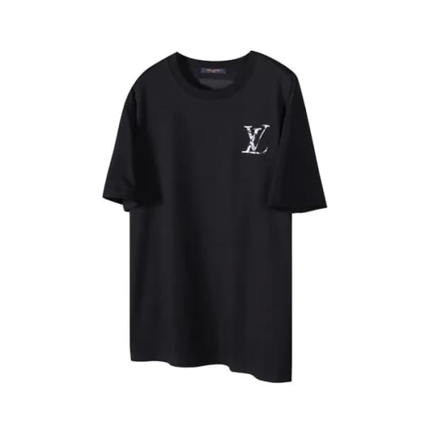 루이비통 남성 라운드 반팔 티셔츠 - Louis vuitton Mens Round Tshi… - 1
