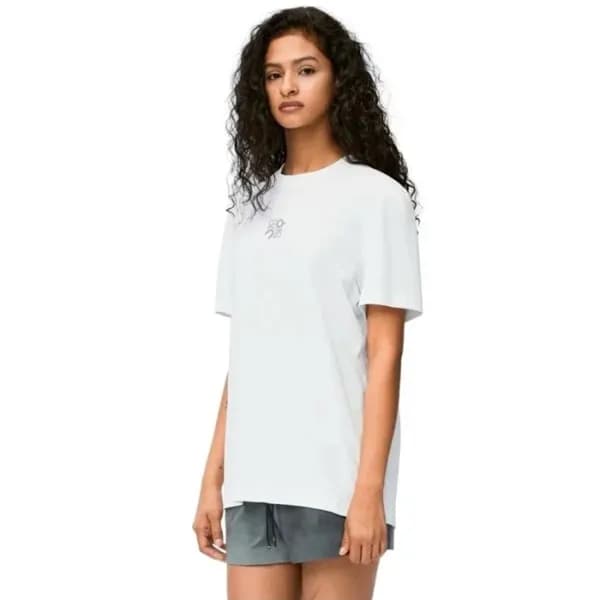 로에베 여성 이니셜 화이트 반팔티 - Loewe Womens White Tshirt - l… - 1