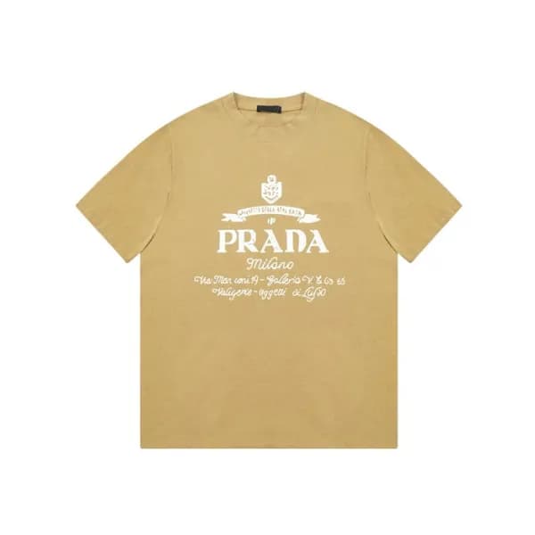 프라다 남성 라운드 반팔 티셔츠 - Prada Mens Round Tshirts - prc… - 1