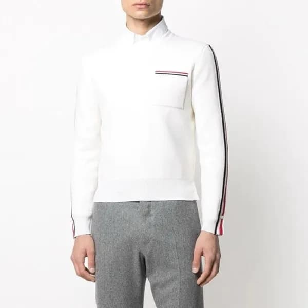 톰브라운 남성 라운드 스웨터- Thom Browne Mens Round Sweater - … - 1