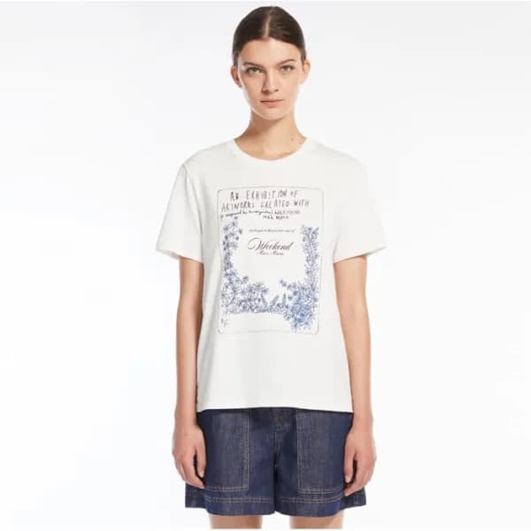 막스마라 여성 크루넥 반팔티 - Maxmara Womens Round Tshirt - ma… - 1