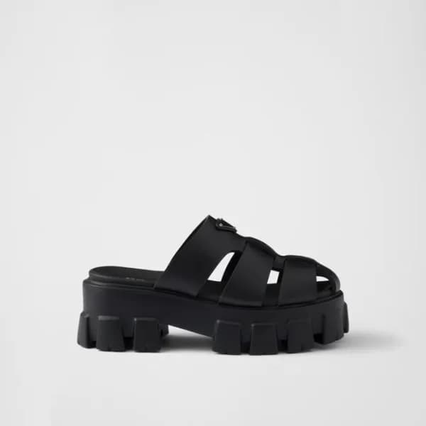 프라다 여성 모노리스 뮬 - Prada Womens Monolith Mules - prs5… - 1