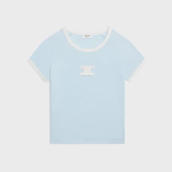 셀린느 여성 라운드 반팔 티셔츠 - Celine Womens Round Tshirts - … - 1