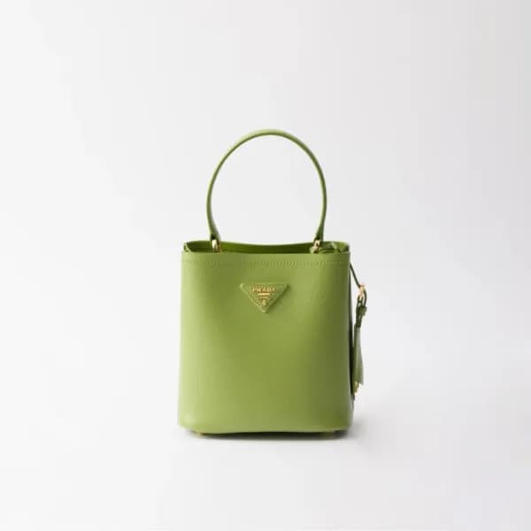 프라다 여성 파니에 사피아노 가죽 미니백 - Prada Womens Panier Saffi… - 1