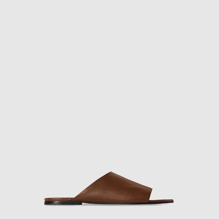 더 로우 여성 Signum 가죽 슬리퍼 - The Row Womens Signum Leat… - 1